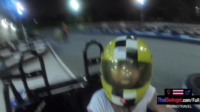 Big ass Asian GF made a homemade porn video after go karting with the BF