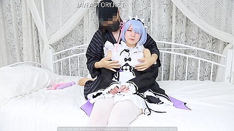 Beautiful And Super Cute Rem Re:zero Cosplay Help You Cum P5