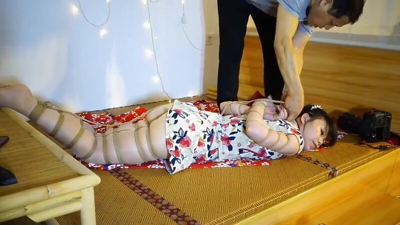 Chinese Beauty Yaner Hogtie