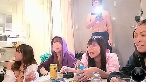 Nipponese Randy Spinners Group Hot Porn Clip