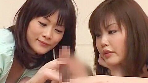 Fabulous Japanese slut Ayami Sakurai, Sasa Handa, Meguru Kosaka in Best Handjob JAV video